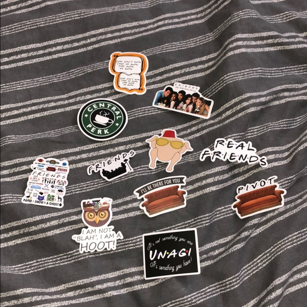 Friends tv series stickers